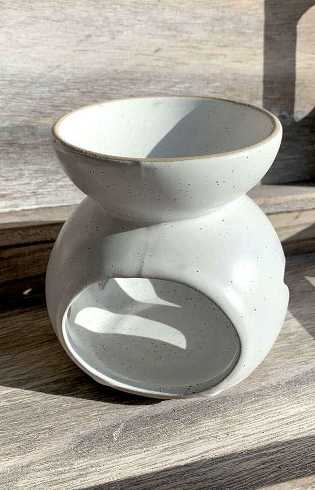 Moon Phases Oil Burner - White