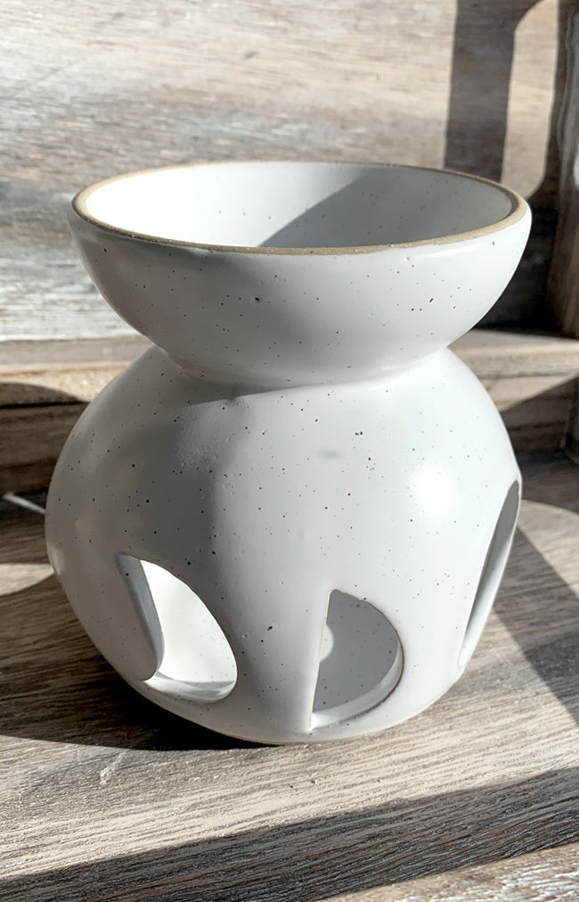 Moon Phases Oil Burner - White