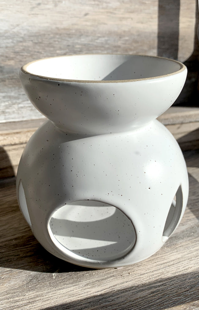 Moon Phases Oil Burner - White