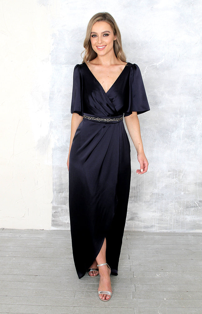 Renata High Back Gown - M1 - Midnight