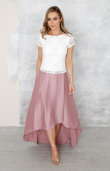 Saya Luxe Lace Top - Ivory