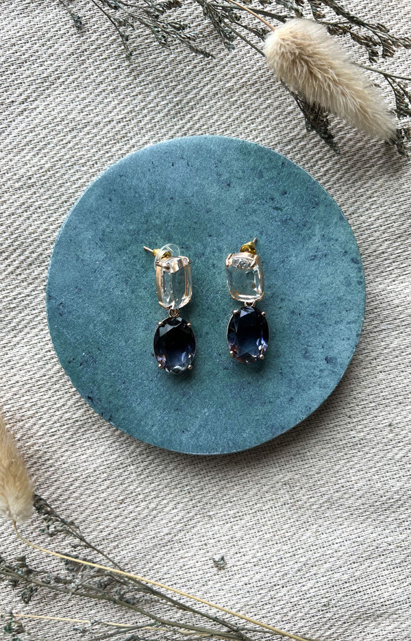 Medera Earrings - Grey