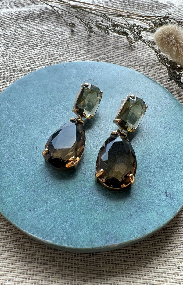 Bronze Earrings - Brown
