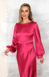 Edie Dress - Fuchsia