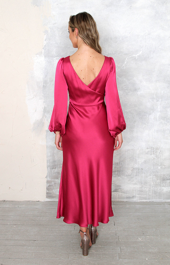 Edie Dress - Fuchsia