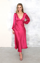 Edie Dress - Fuchsia