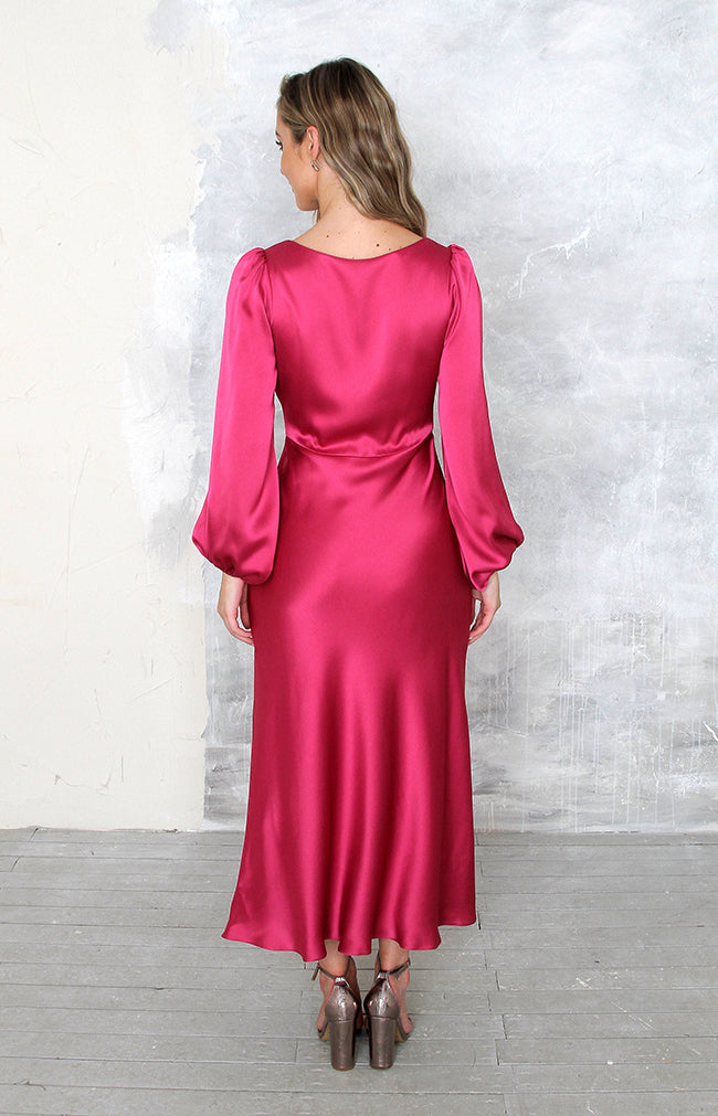 Edie Dress - Fuchsia