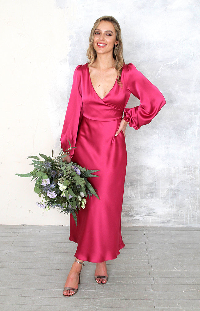 Edie Dress - Fuchsia