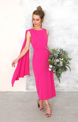 Katie Dress - Fuchsia
