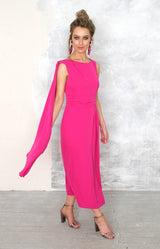 Katie Dress - Fuchsia