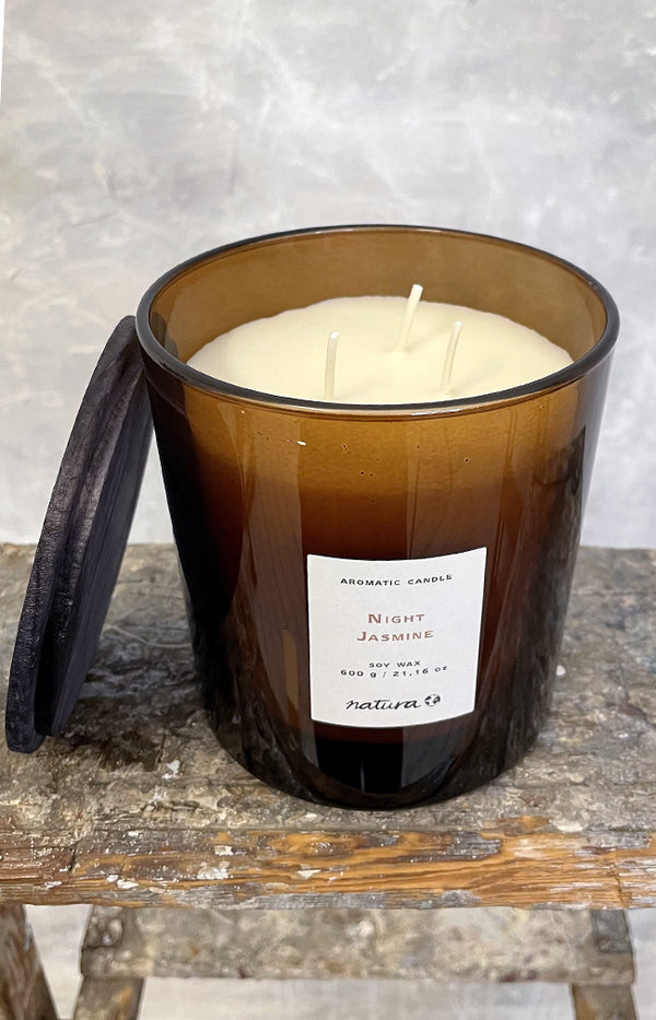 Basic Natural Candle - 600g - Night Jasmine