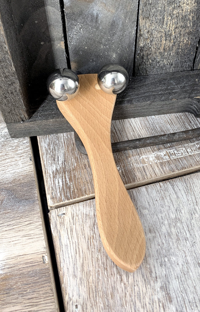 2 Ball Wooden Massager