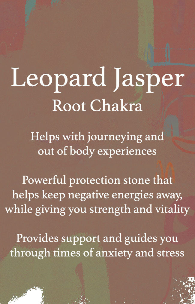 Leopard Jasper Mexico Tumbled Stone