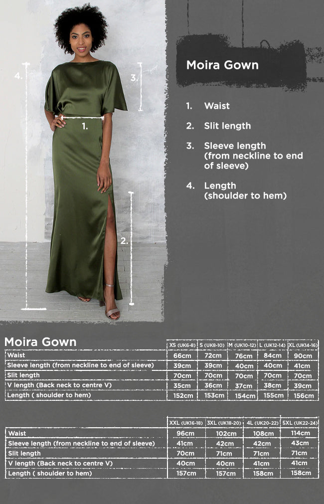 Moira Gown - Olive