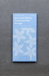 Borage Blue & White Flowered Mix