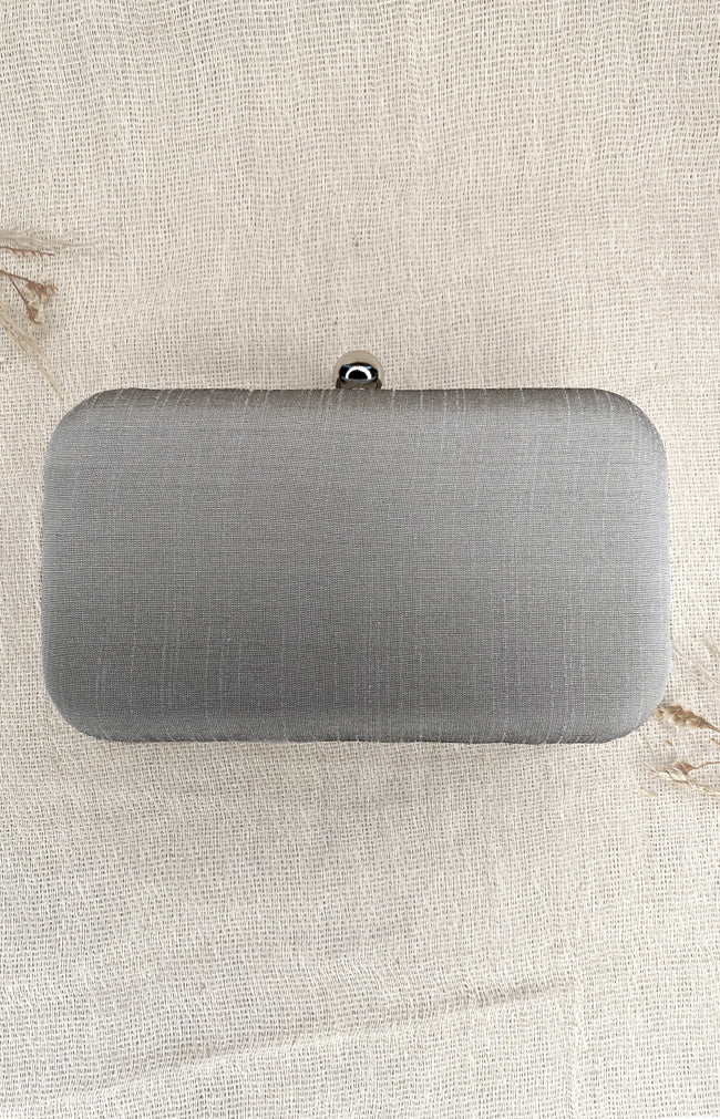 Maya Handbag - Pewter/Light Silver