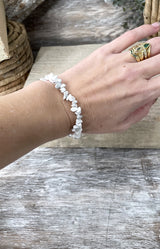 White Jasper Chipstone Bracelet