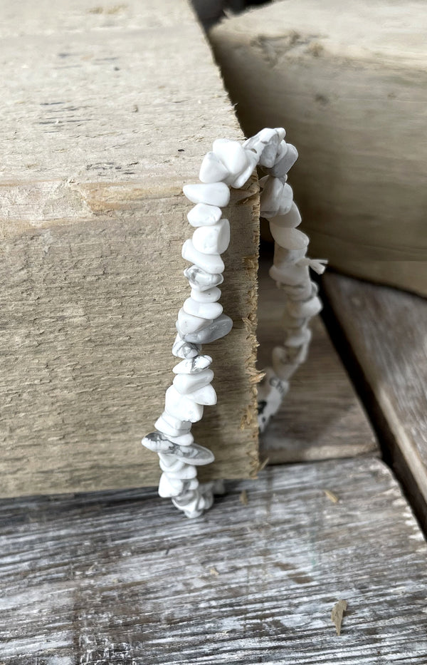 White Jasper Chipstone Bracelet