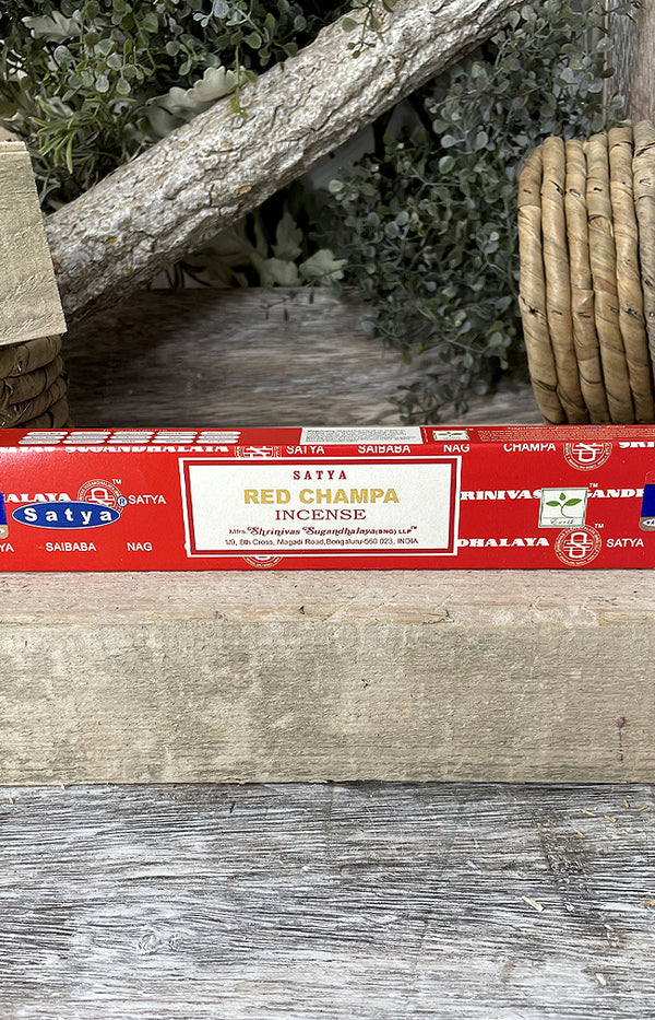 Satya Red Champa Incense Sticks