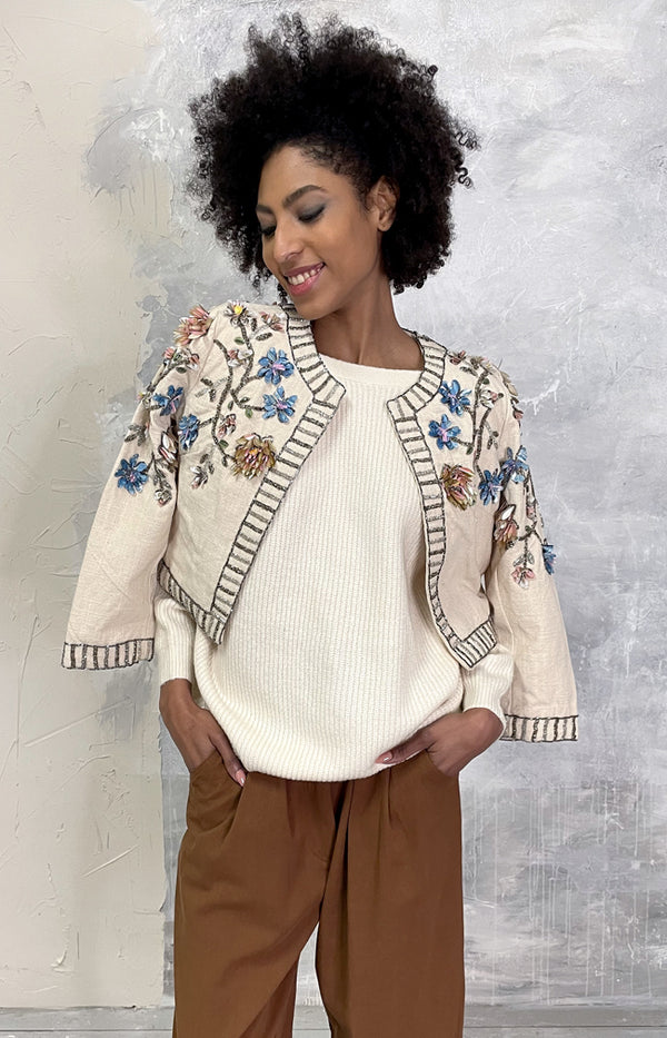 Anita Embellished Jacket - Multi