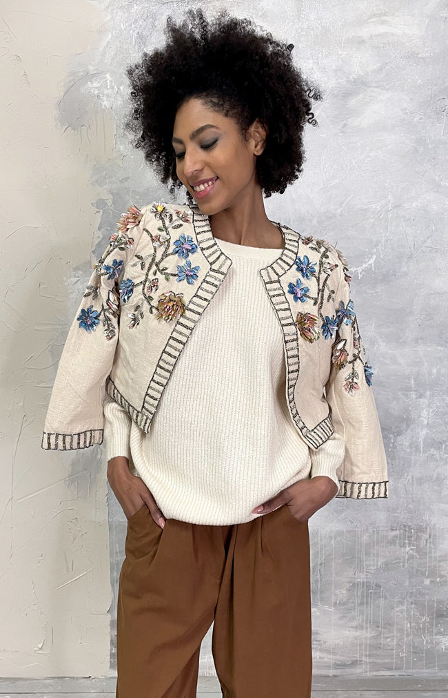 Anita Embellished Jacket - Multi