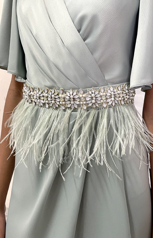 Feather Belt - Sage