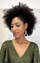 Laine Earrings - Brass