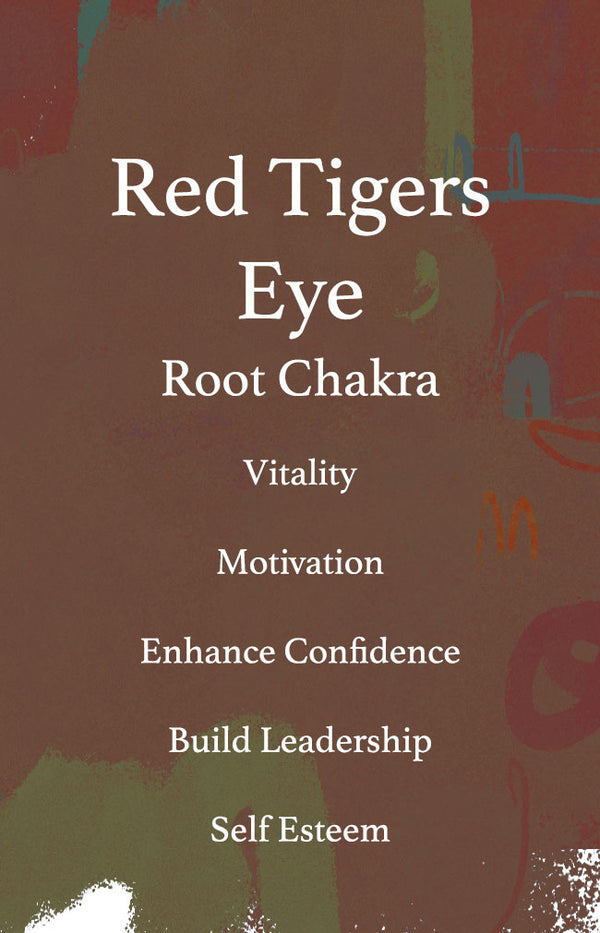 Tiger Eye Red Tumblestone