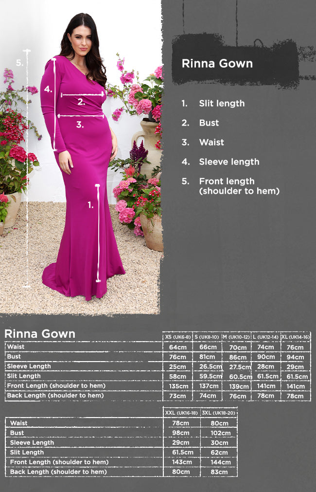 Rinna Gown - Berry