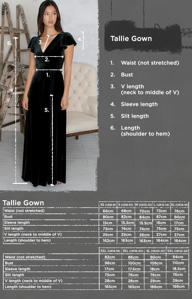 Tallie Gown - Forest Green