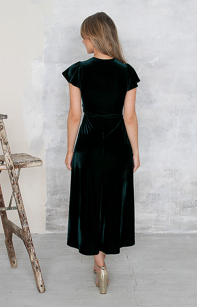 Tallulah Dress - Forest Green
