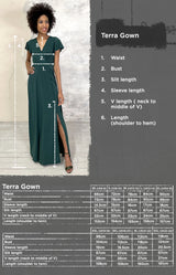 Terra Gown - Forest Green