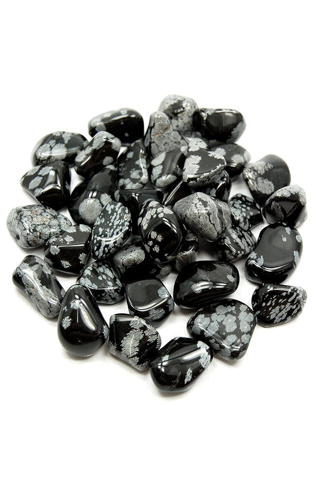 Snowflake Obsidian Tumblestone