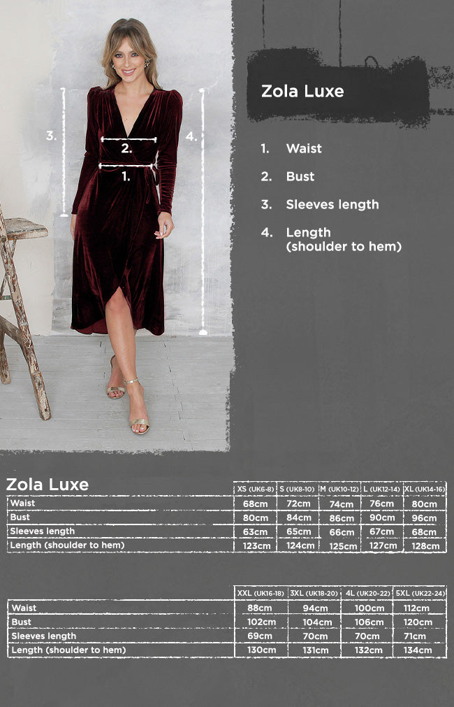 Zola Luxe Dress - Burgundy