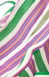 Large Striped Bag- Purple