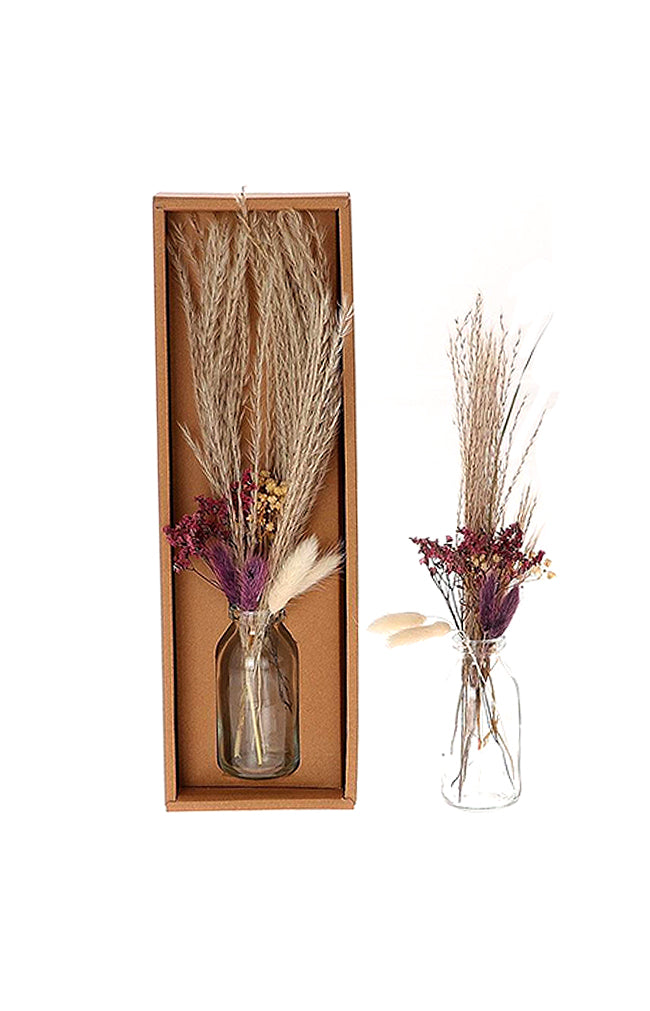 Dried Arrangement Jar Plum
