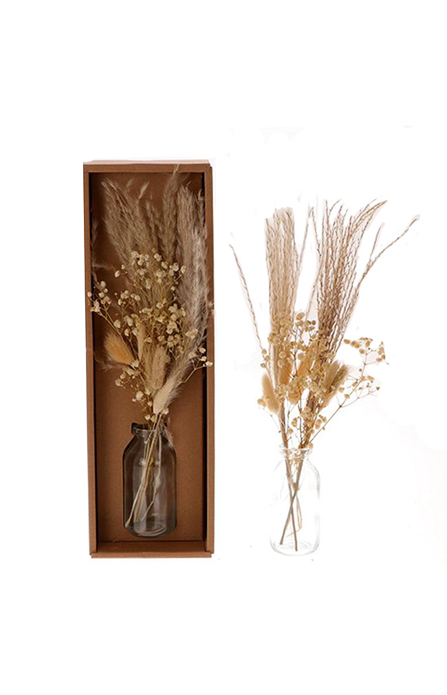 Dried Arrangement Jar Natural