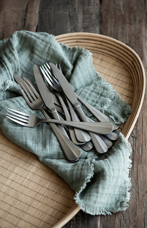 Double Weave Napkin - Dusty Green
