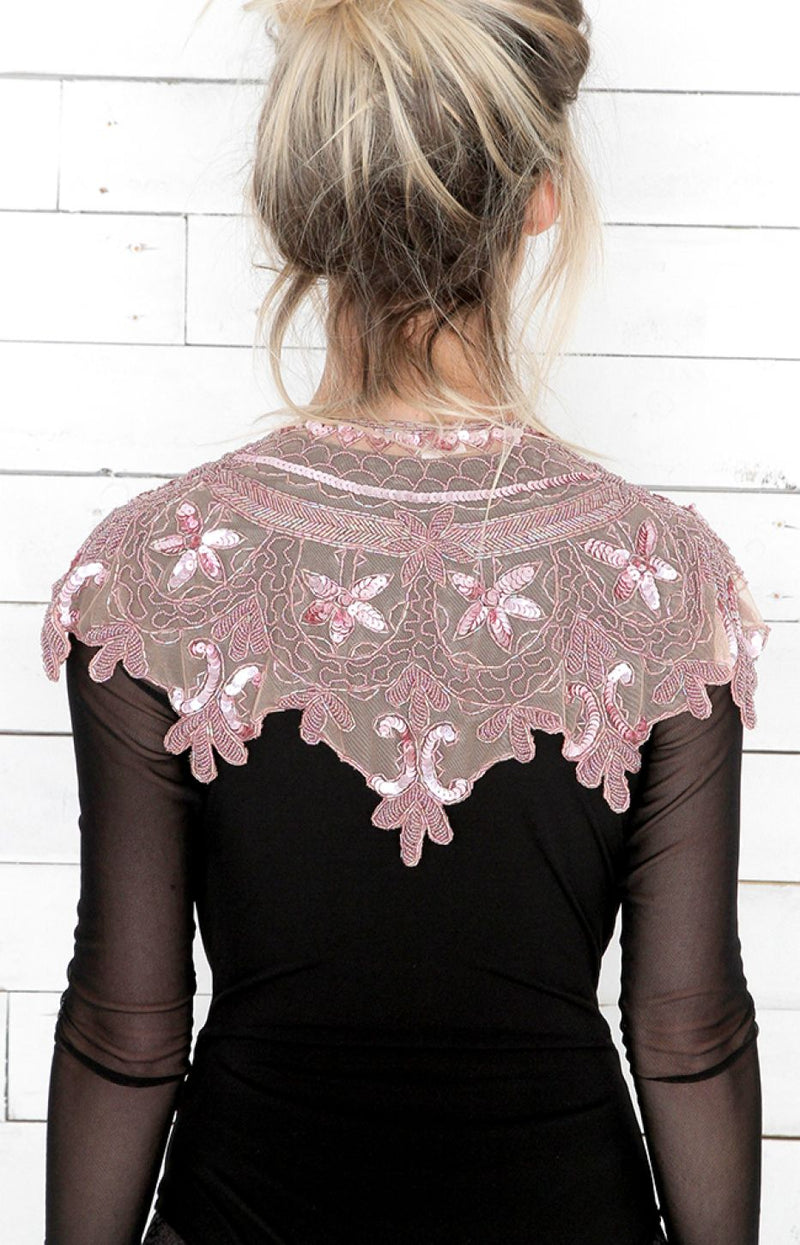 Riley Cape - Mauve Pink -ONE SIZE