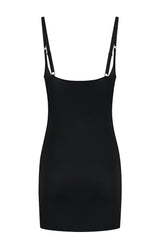 Sculpting Open Bust Dress - Black