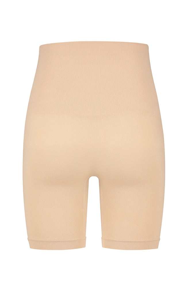 Seamless High Waisted Shorts - Cream