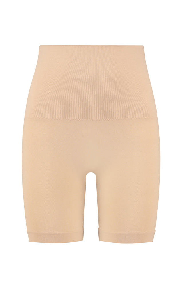 Seamless High Waisted Shorts - Cream