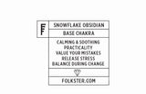 Snowflake Obsidian Tumblestone